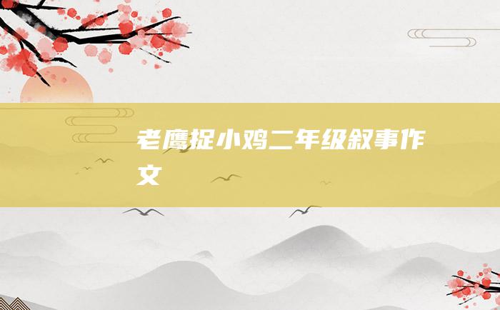 老鹰捉小鸡二年级叙事作文