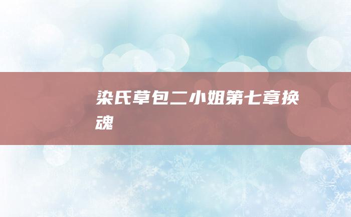 染氏草包二小姐第七章换魂