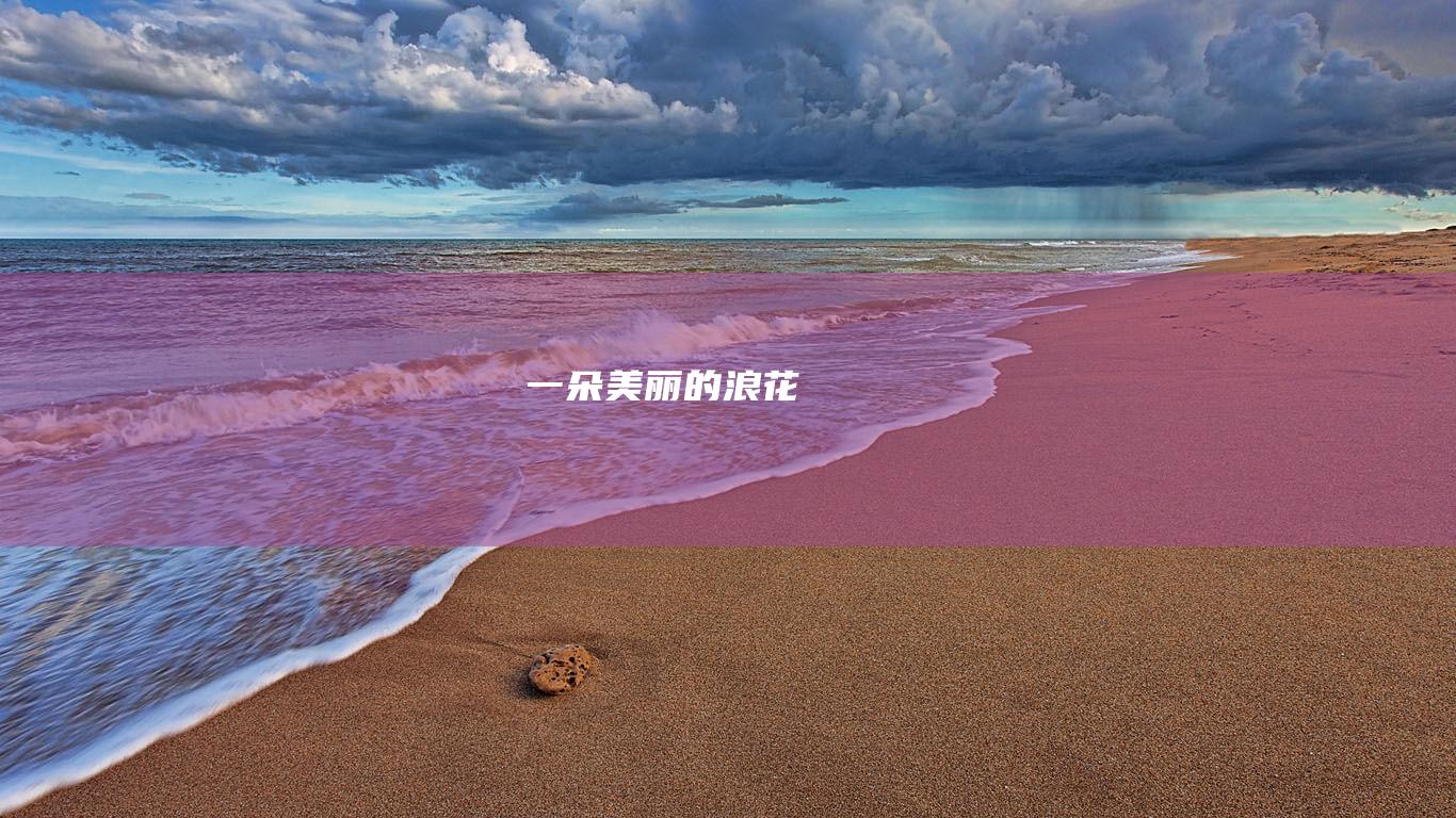 一朵美丽的浪花