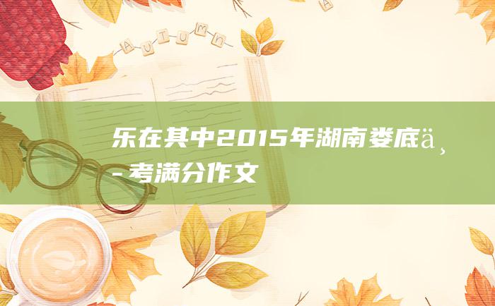 乐在其中 2015年湖南娄底中考满分作文