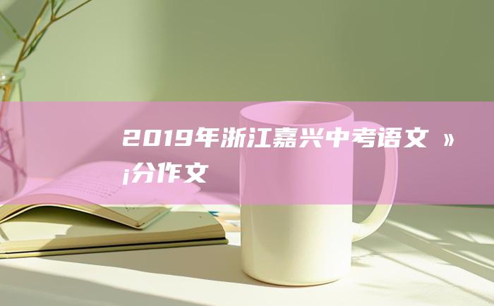 2019年浙江嘉兴中考语文满分作文