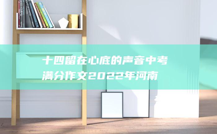 十四 留在心底的声音 中考满分作文2022年河南满分作文