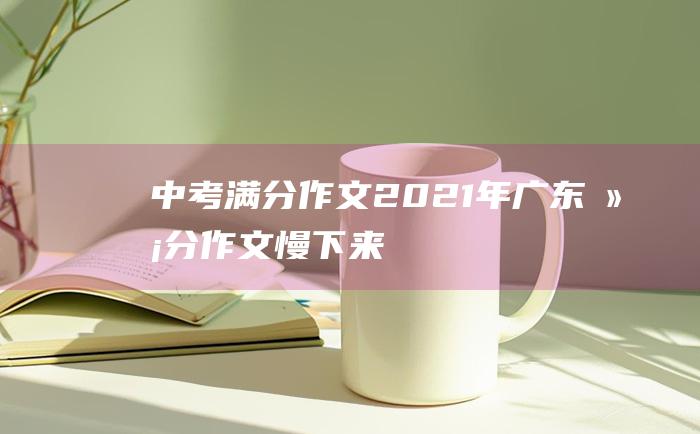 中考满分作文2021年广东满分作文 慢下来