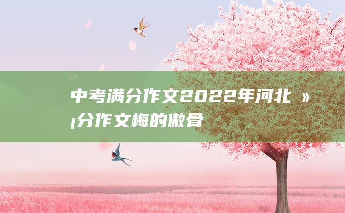 中考满分作文2022年河北满分作文 梅的傲骨