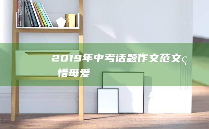 2019年中考话题作文范文 珍惜母爱