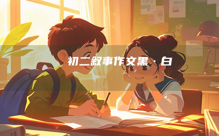 初二叙事作文 黑·白