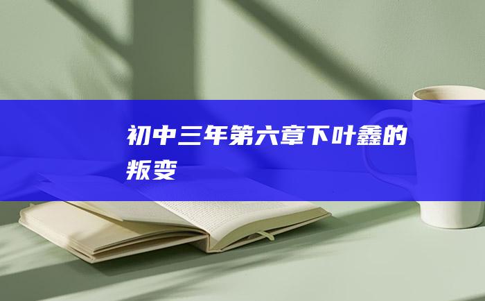 初中三年 第六章 下 叶鑫的叛变