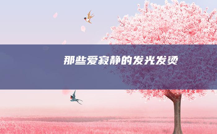 那些爱 寂静的发光发烫