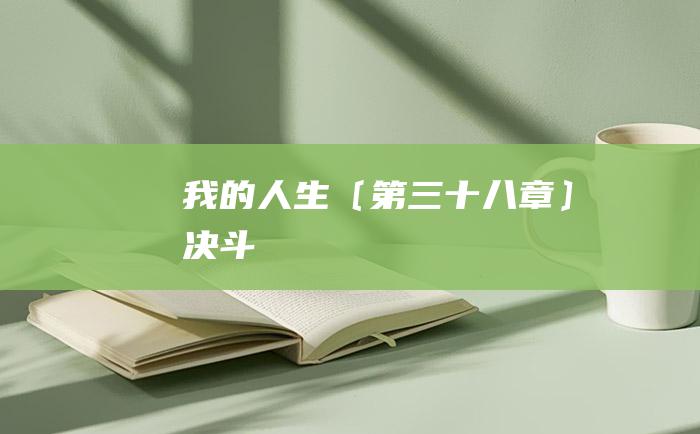 我的人生〔第三十八章〕决斗